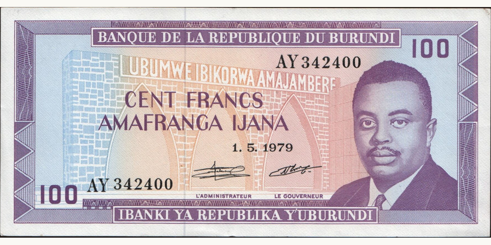 100 franc 1979