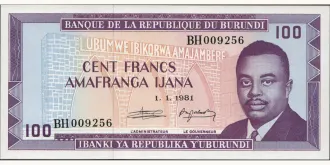 100 franc 1981