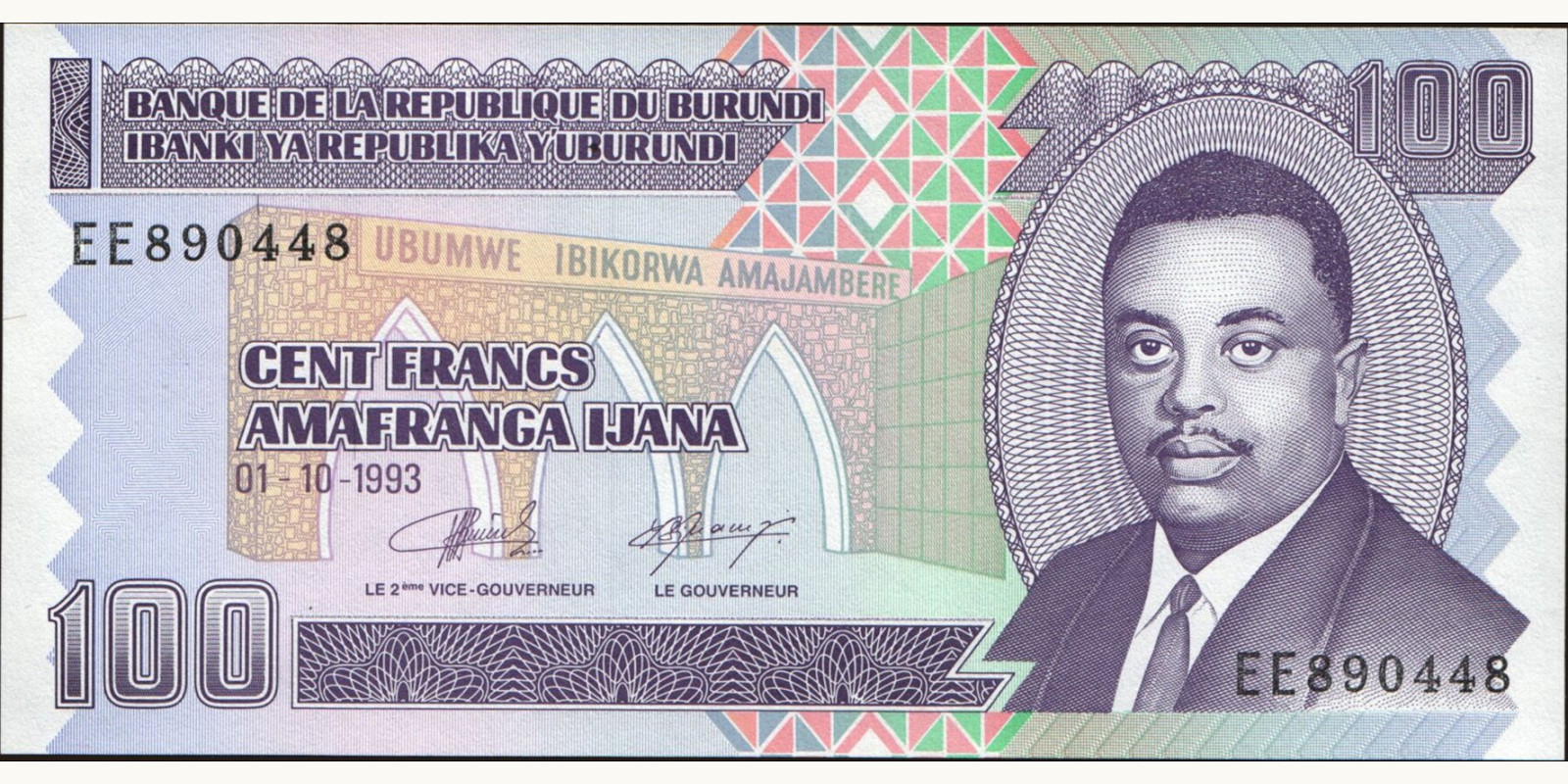 100 franc 1993