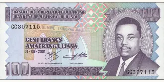 100 franc 2001