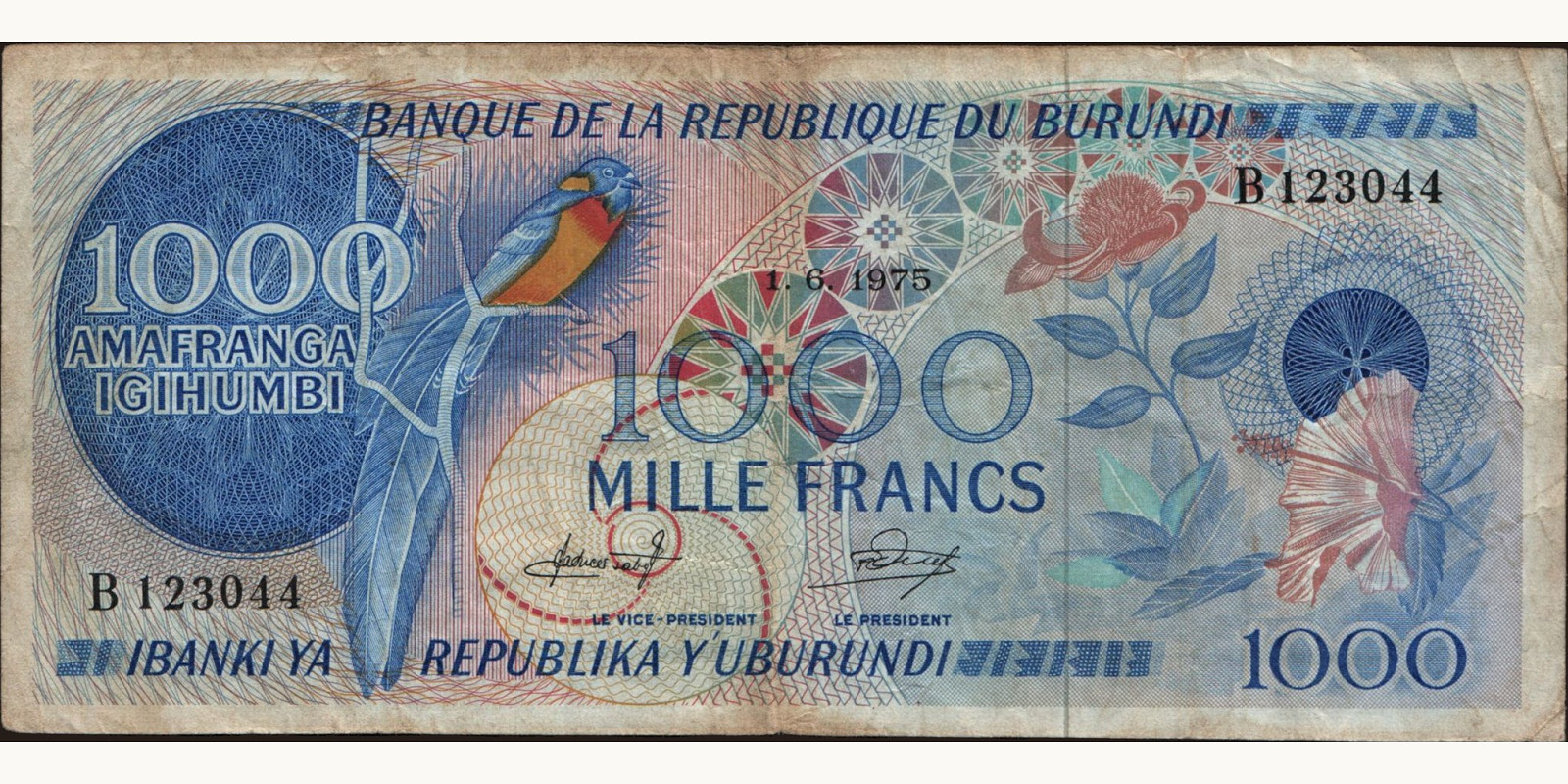 1000 franc 1975