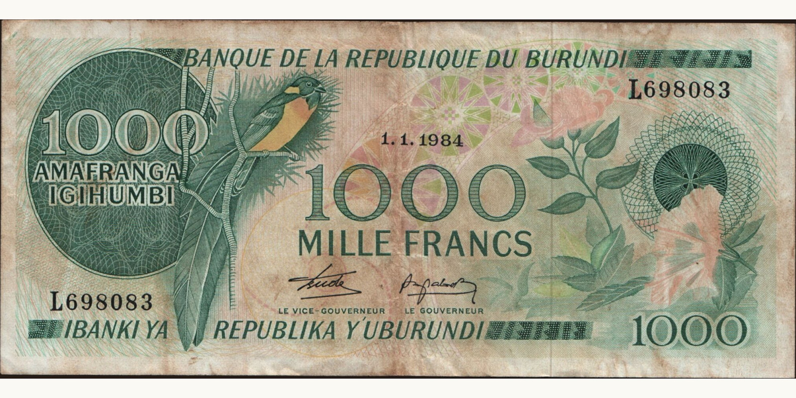 1000 franc 1984