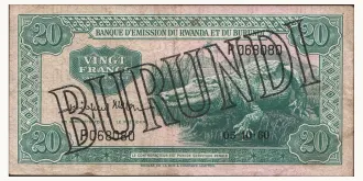 20 franc 1960