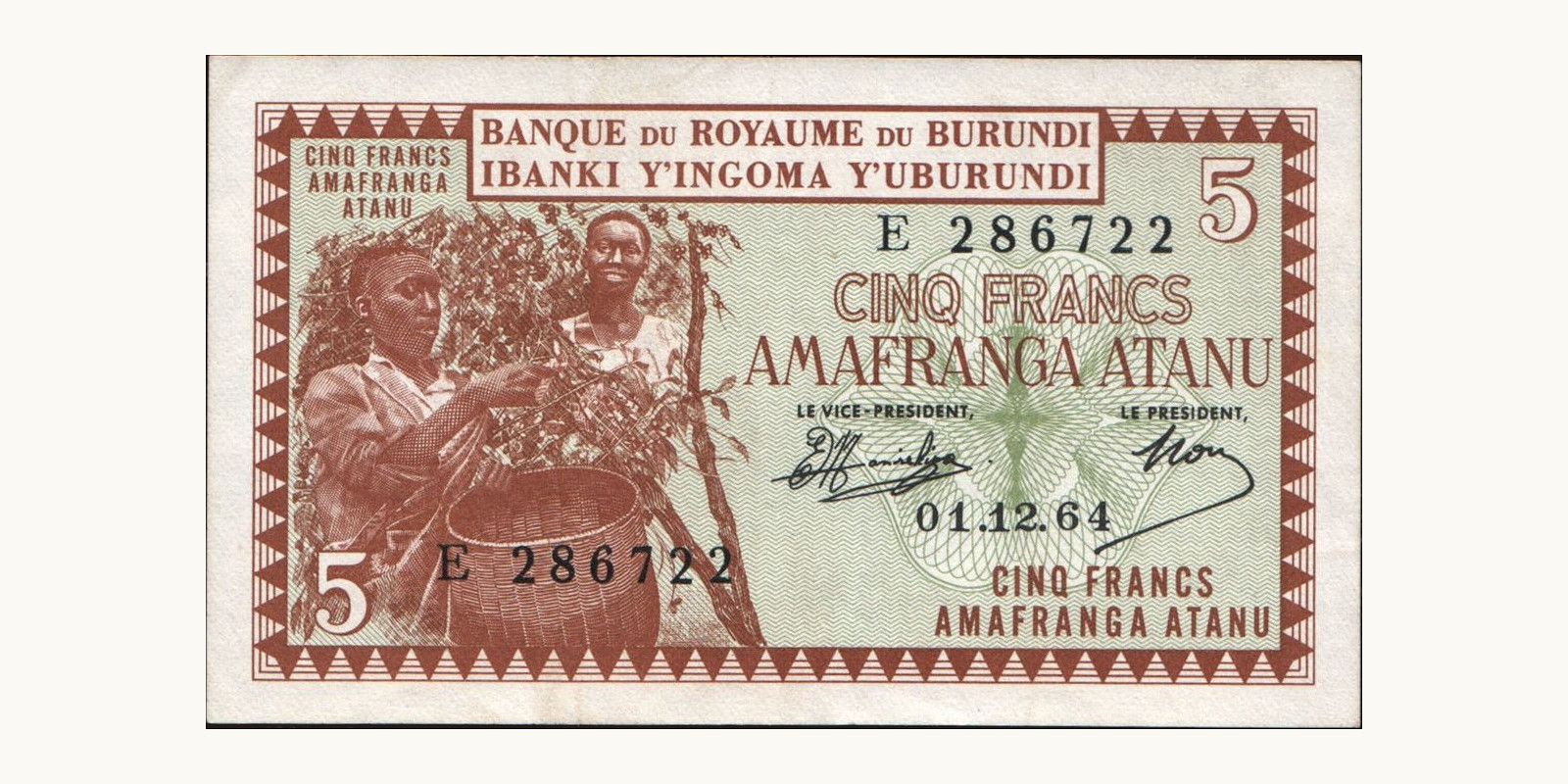 5 franc 1964