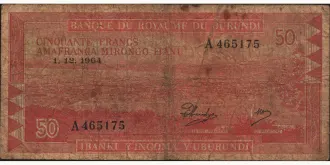 50 franc 1964