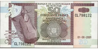 50 franc 2001