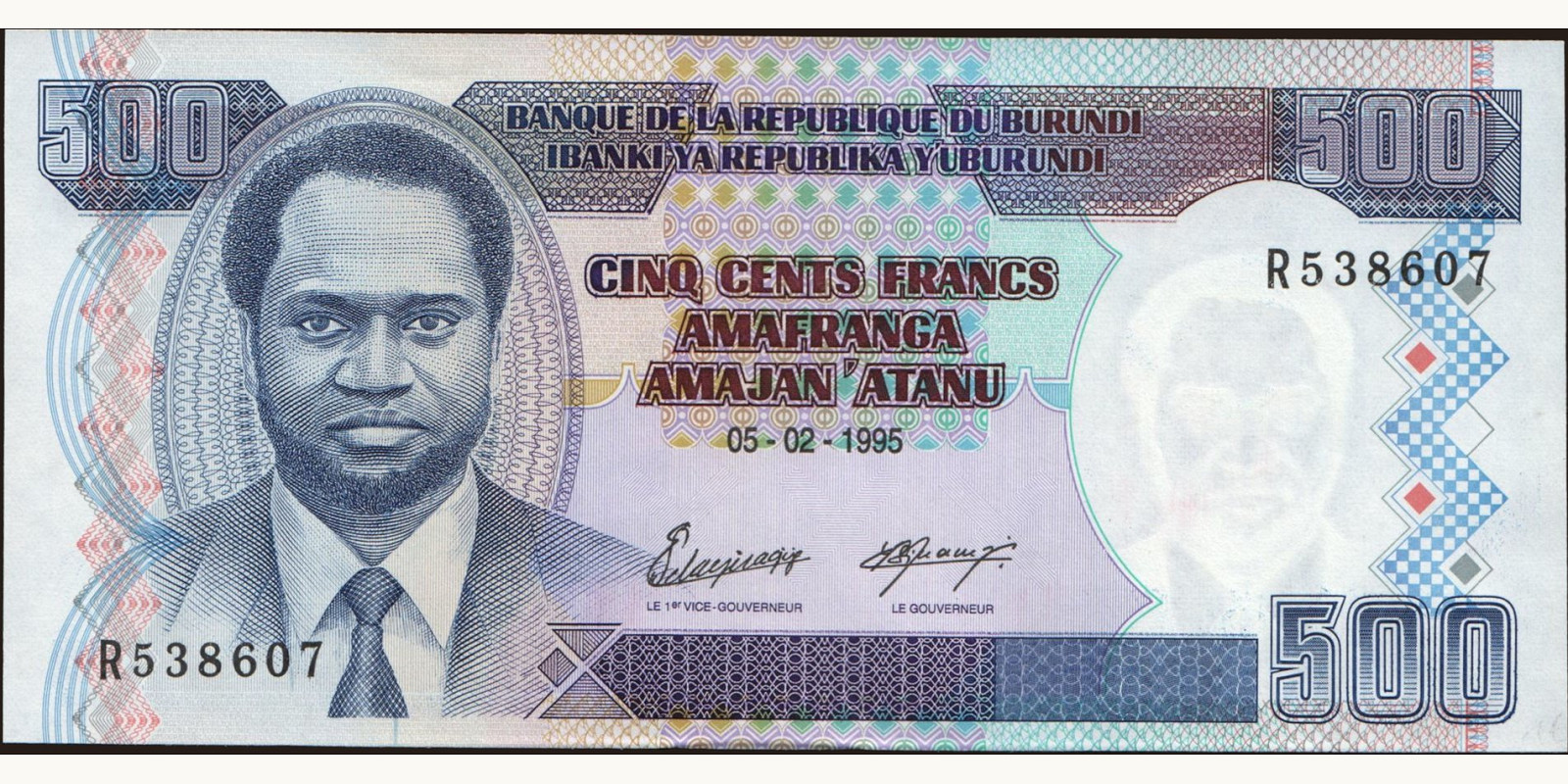 500 franc 1985