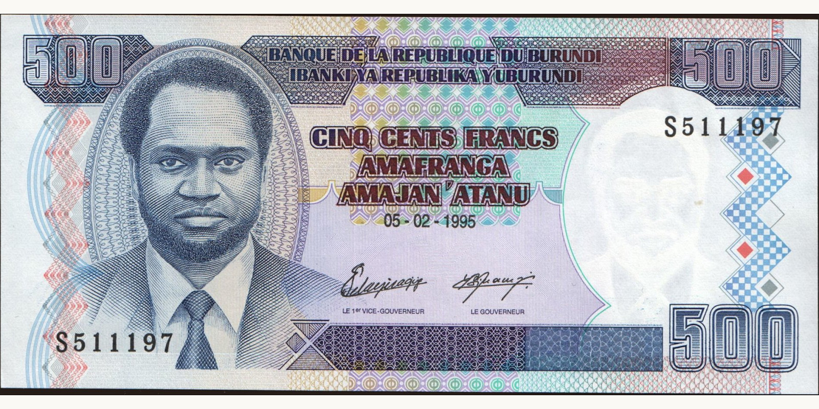 500 franc 1995