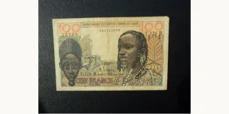 100 franc 1965