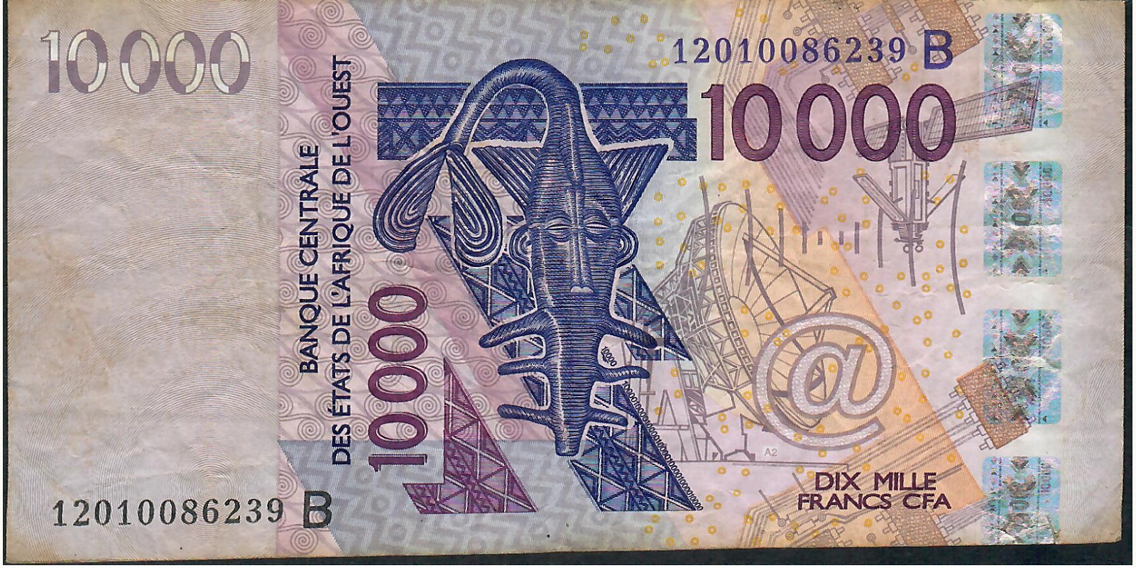 10000 franc 2012