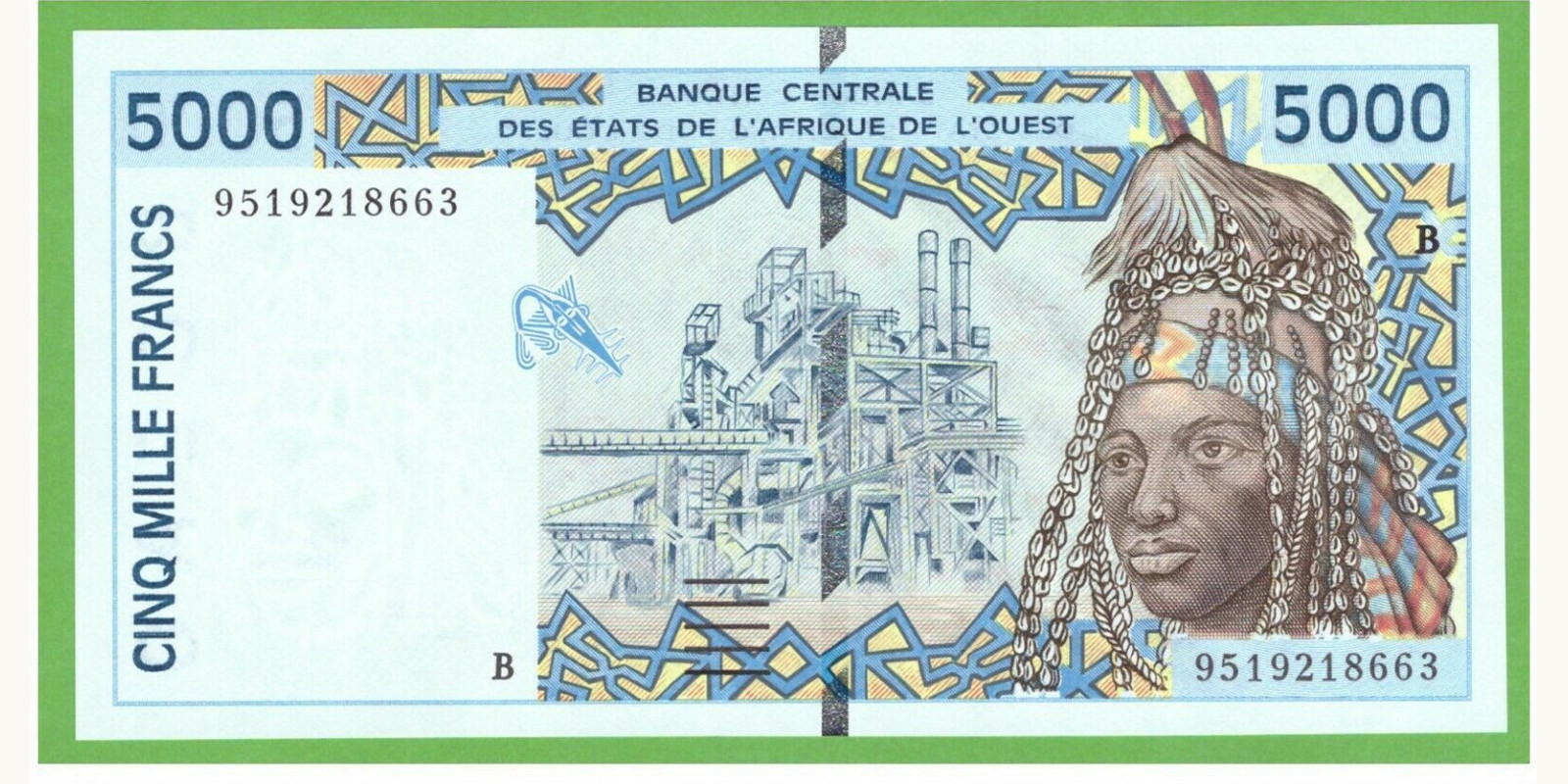 5000 franc 1995