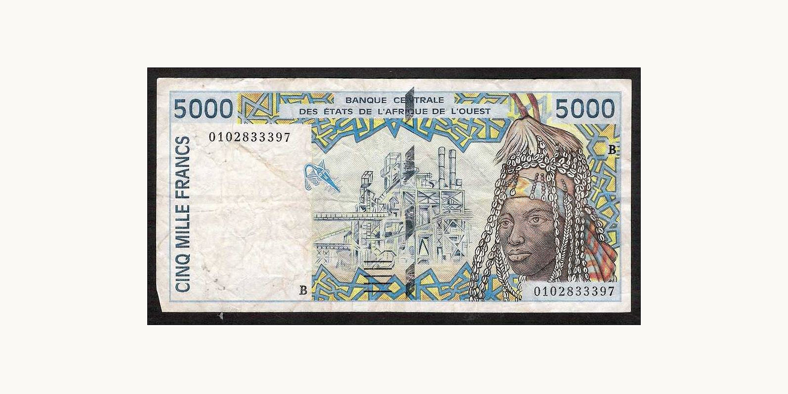 5000 franc 2001