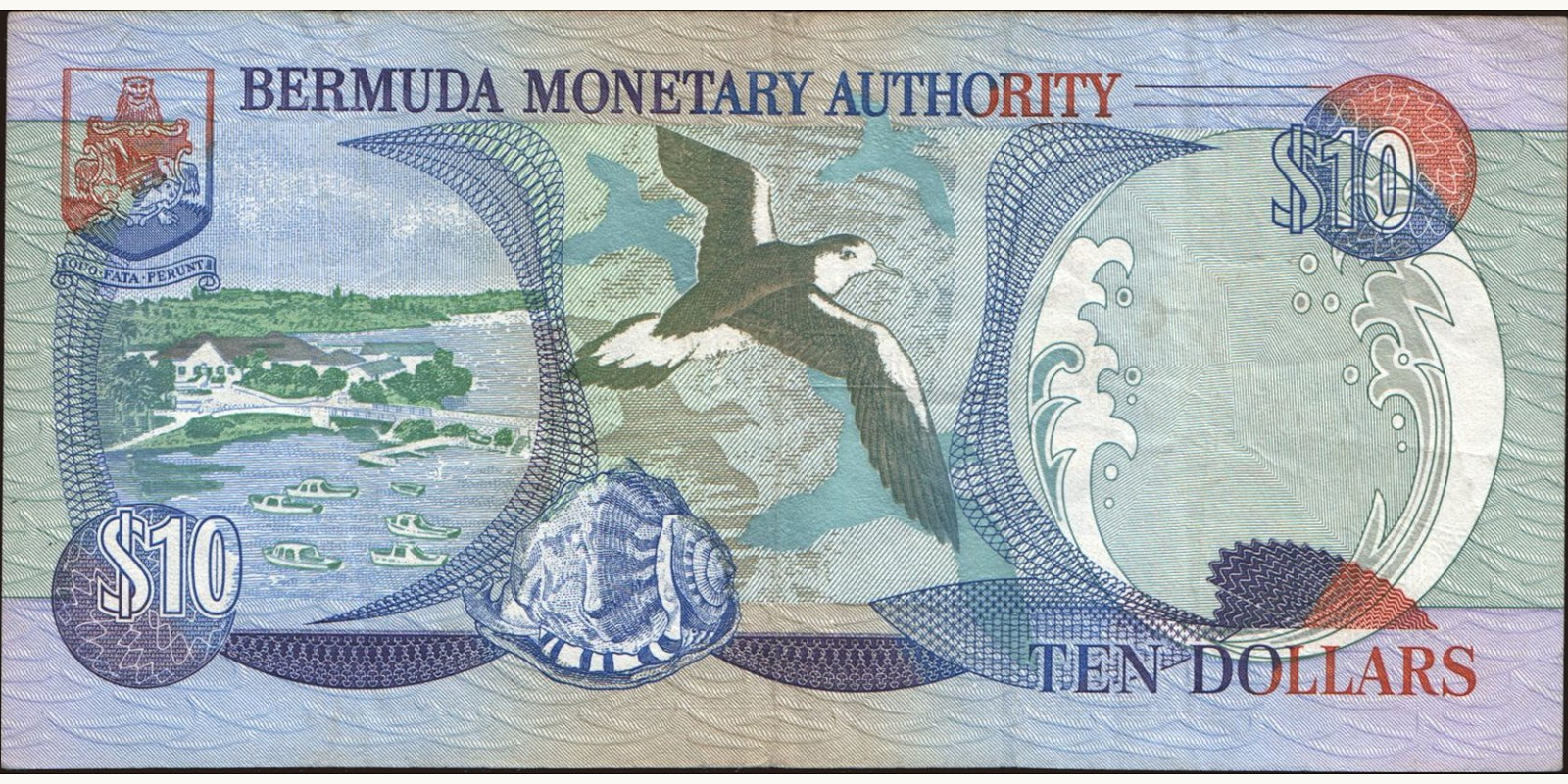 10 dollars Bermuda 2000 — Back side