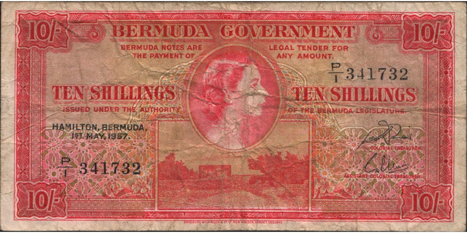 10 shilling 1957