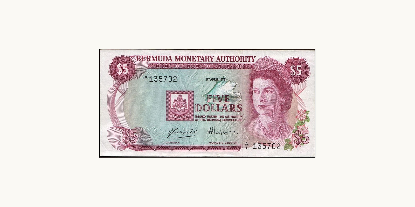 5 dollars 1978