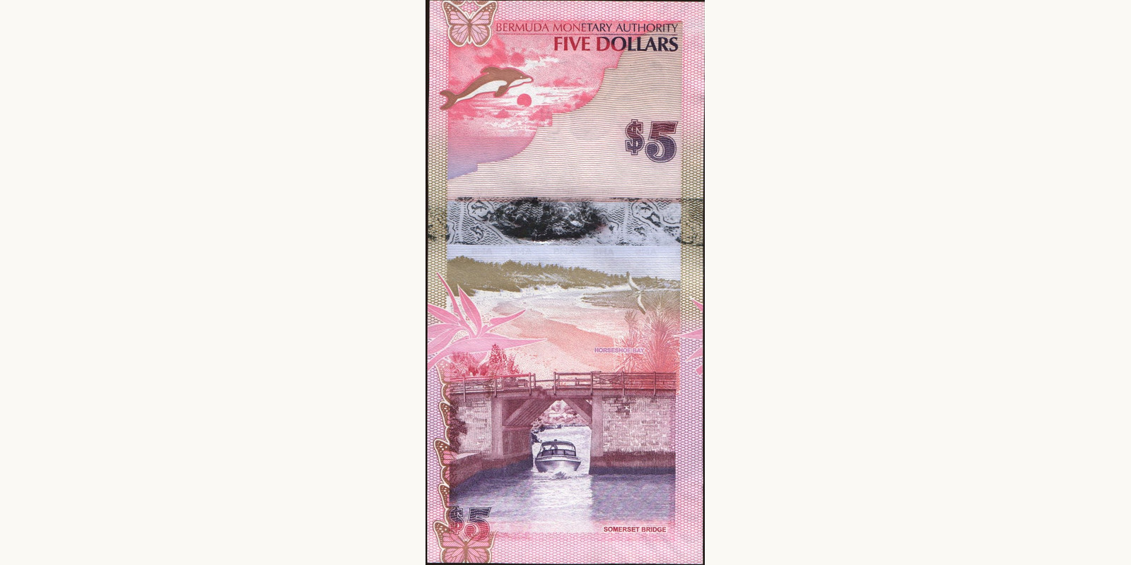 5 dollars Bermuda 2009 — Back side