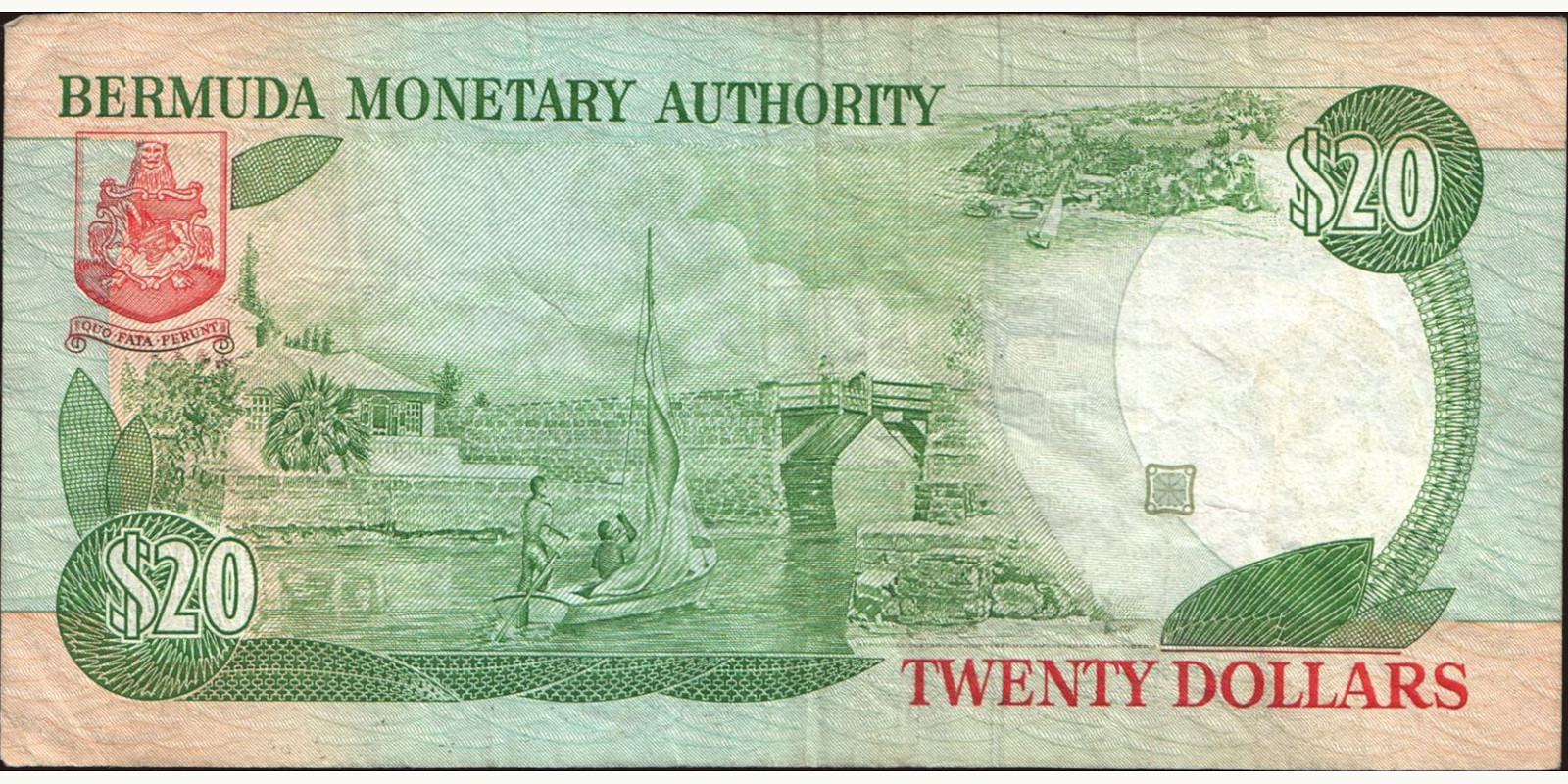 50 dollars Бермудские о-ва 1999 — Оборотная сторона