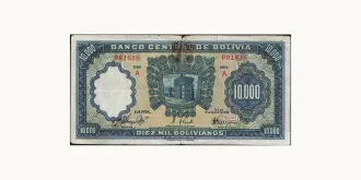 10000 bolivianos 1942