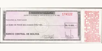 10000 pesos 1982
