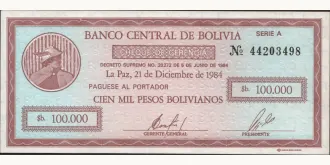 100000 pesos 1984