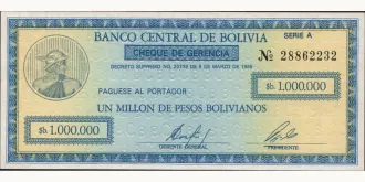 1000000 pesos 1985