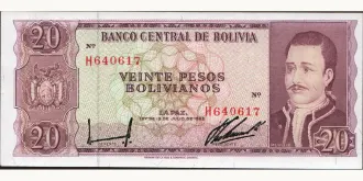 20 pesos 1962