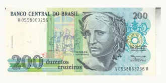 200 cruzeiros 1990