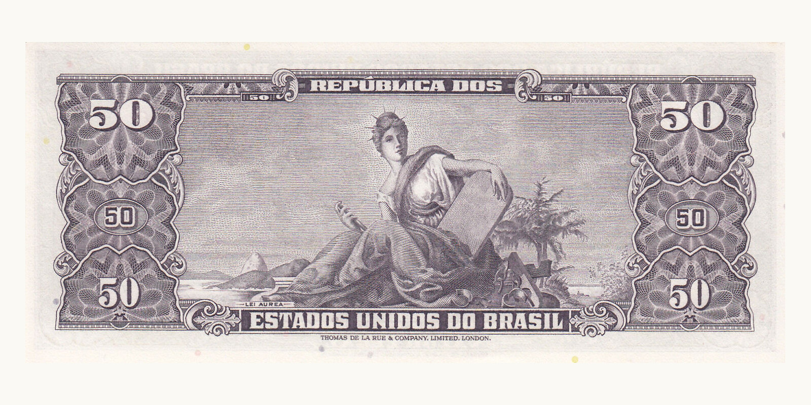 5 cruzeiros Бразилия 1966 — Оборотная сторона