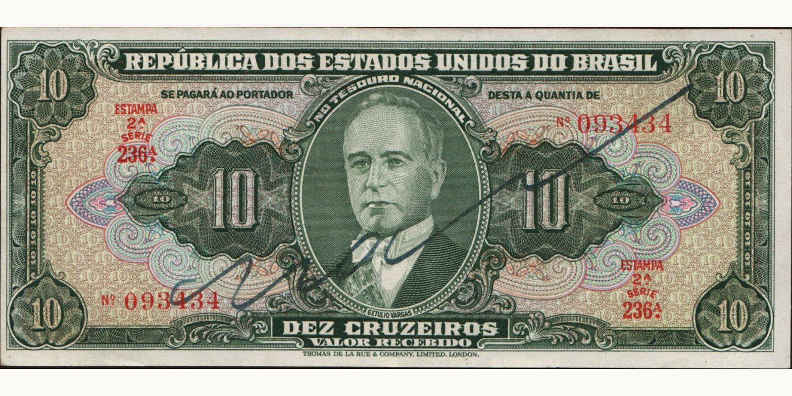 10 cruzeiros 1950