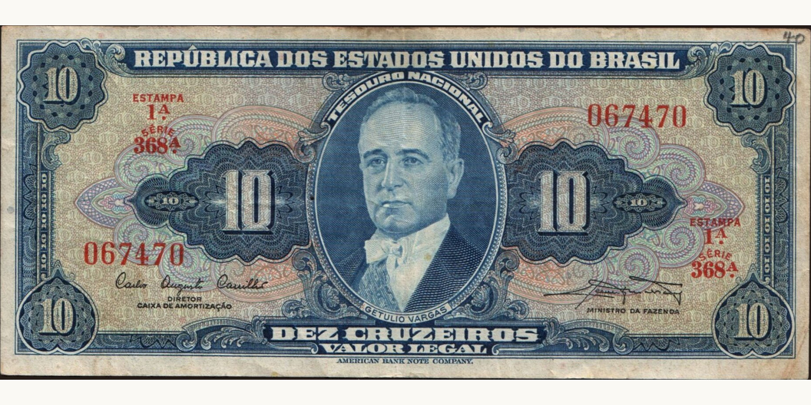 10 cruzeiros 1961