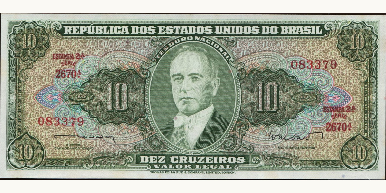 10 cruzeiros 1962