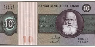 10 cruzeiros 1970