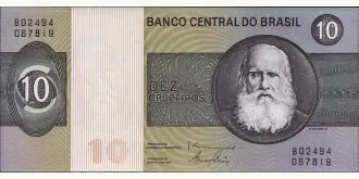 10 cruzeiros 1980