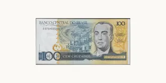 100 cruzados 1986