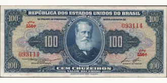 100 cruzeiros 1955