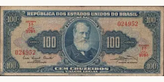 100 cruzeiros 1961