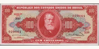 100 cruzeiros 1963