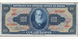 100 cruzeiros 1964