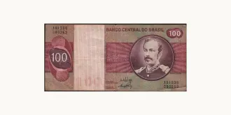 100 cruzeiros 1970