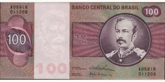 100 cruzeiros 1974