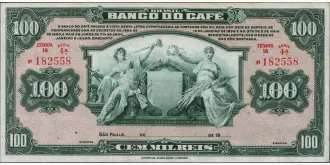 100 mil réis Banco do Café 1929