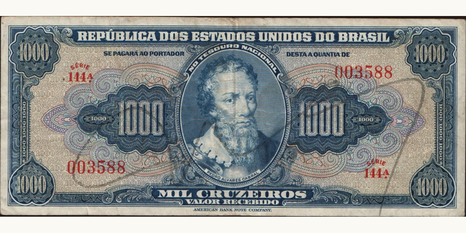 1000 cruzeiros 1943