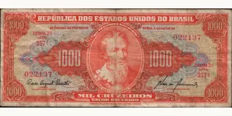 1000 cruzeiros 1960
