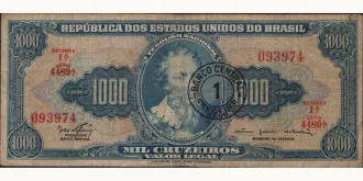 1 cruzeiro novo 1966