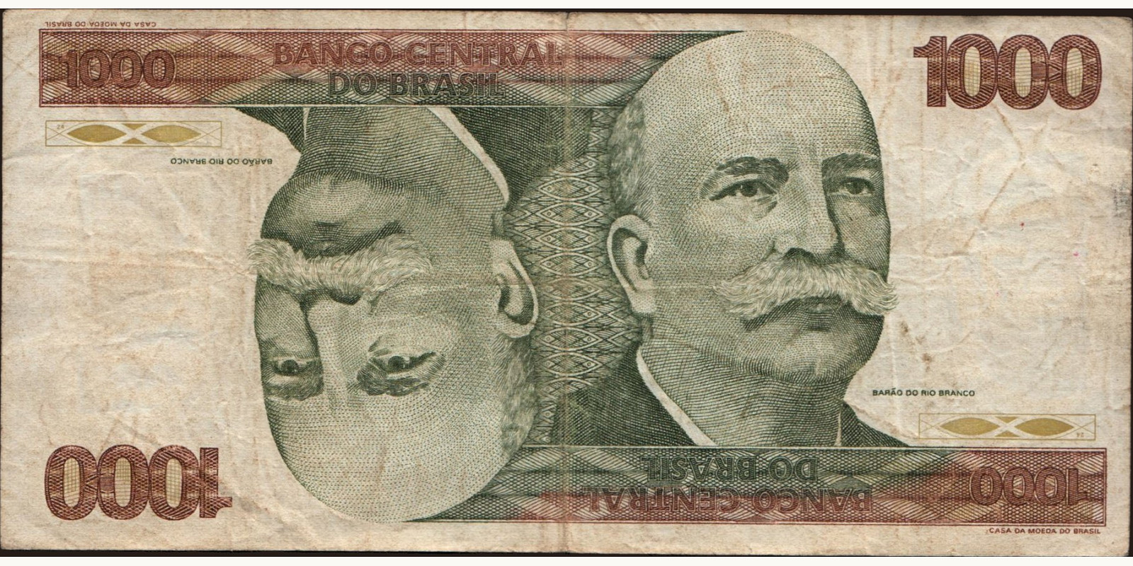 1000 cruzeiros Бразилия 1979 — Лицевая сторона