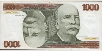 1000 cruzeiros 1980