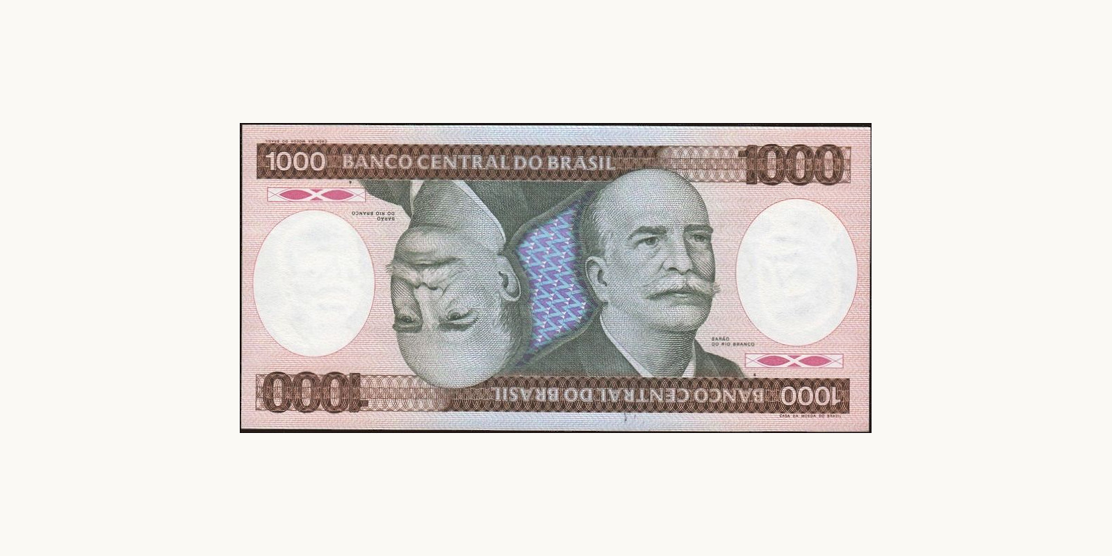 1000 cruzeiros Бразилия 1981 — Лицевая сторона