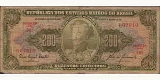 200 cruzeiros 1960
