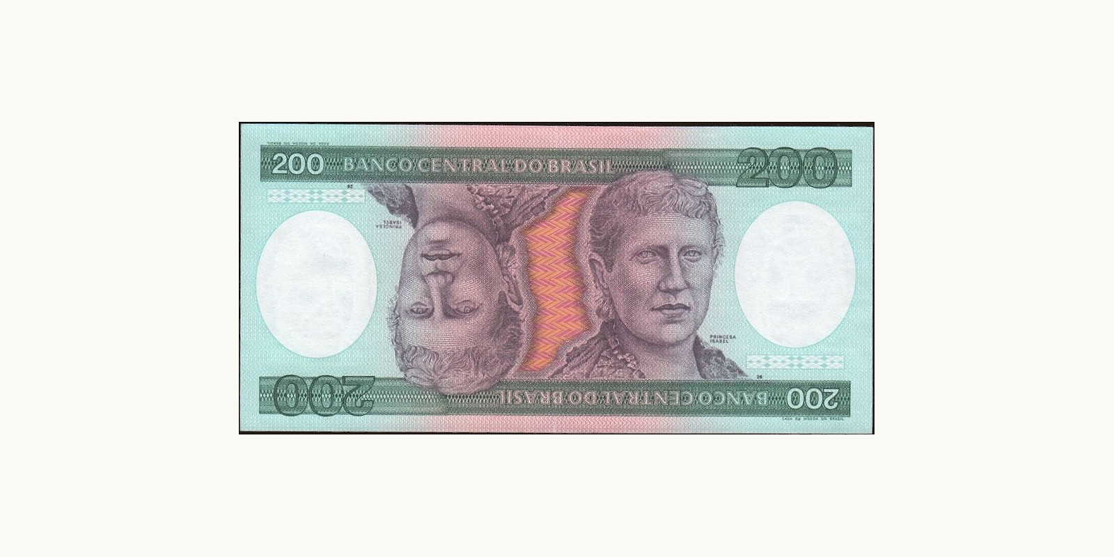 200 cruzeiros Brazil 1984 — Front side