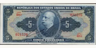 5 cruzeiros 1943
